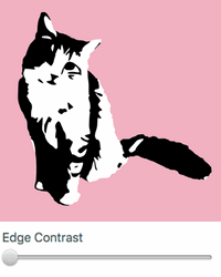 Edge contrast setting 1